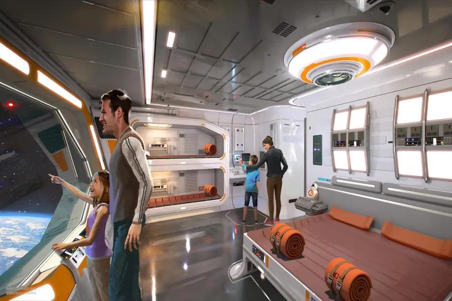 La Disney divulga in anteprima foto delle stanze dell'hotel Star Wars